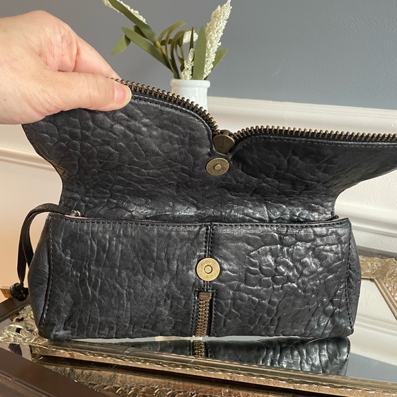 Kooba Leather Zipper Clutch Wristlet - Picture 5 of 6